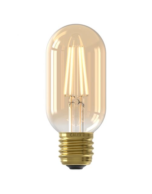 Calex Led Tubular Gold Straight Filament E27 3.5w 250lm - Lichtbron -