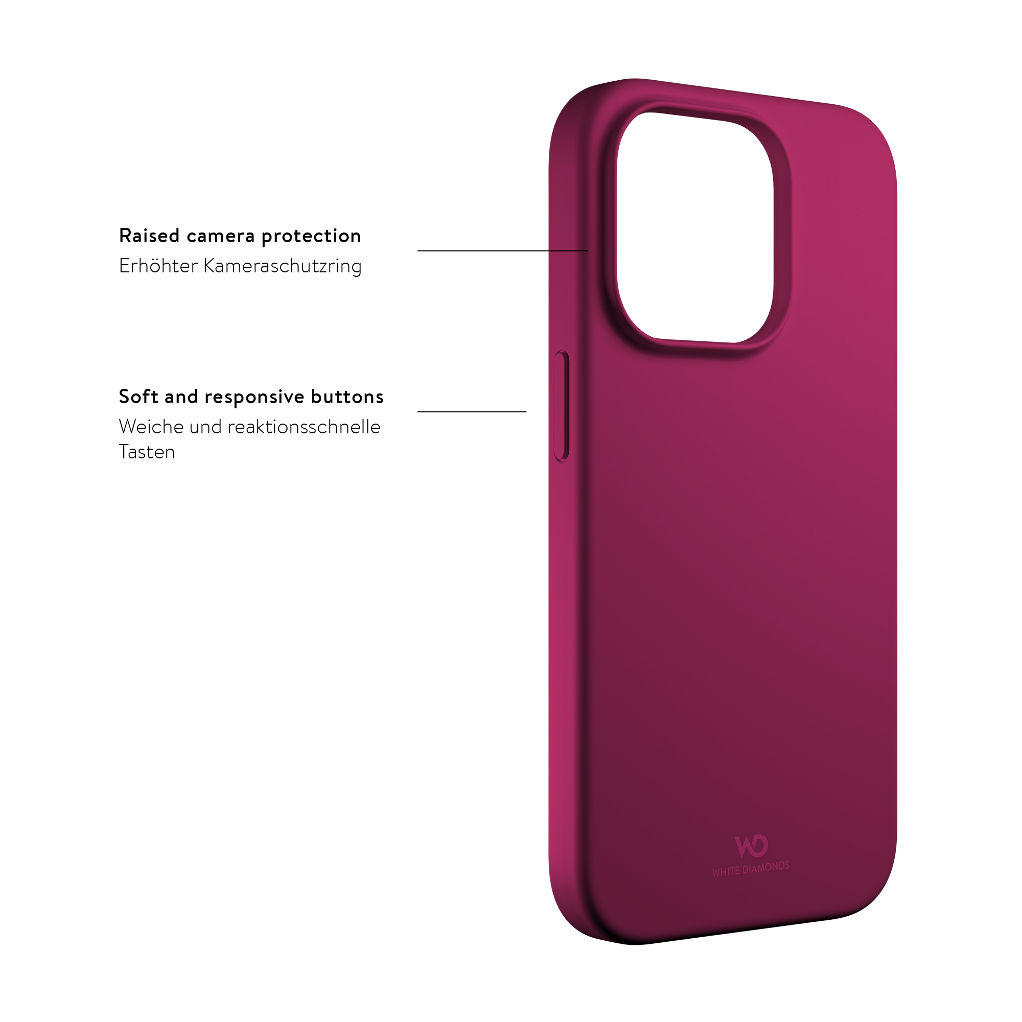 iPhone 13 Urban Case Silikon Cover Hülle (1480FIT41) - Fuscia