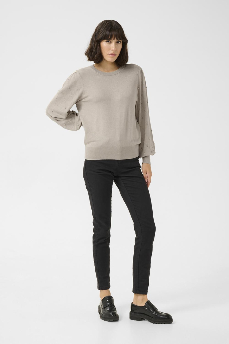 Kaffe beige dames trui