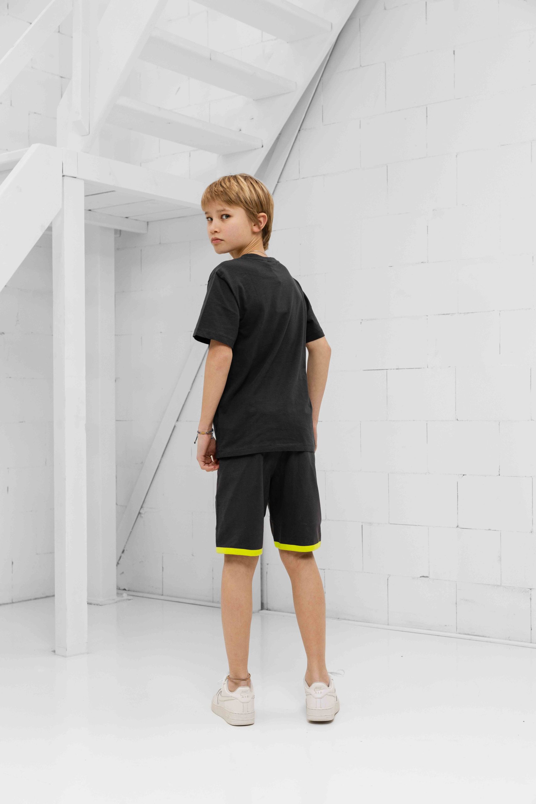 Vingino X Messi Soem Korte Broek Kids Donkergrijs