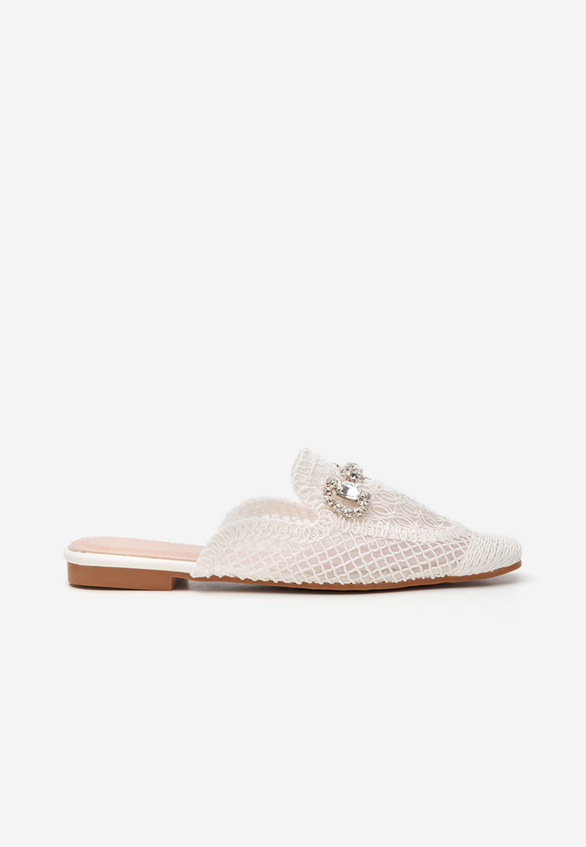 Sabots femme blancs Jamila