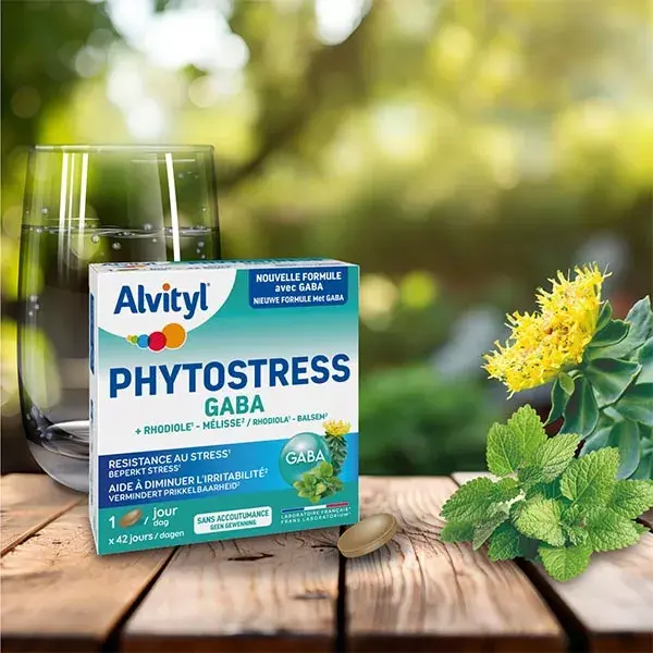 Alvityl Phytostress GABA Rhodiola Erva-cidreira (para maiores de 12 anos) 28 comprimidos