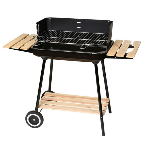 Barbacoa De Carbono Chiara Con Parrilla De Acero De 67x38x83 Cm