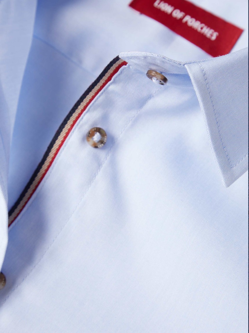 Camisa regular fit em algodão