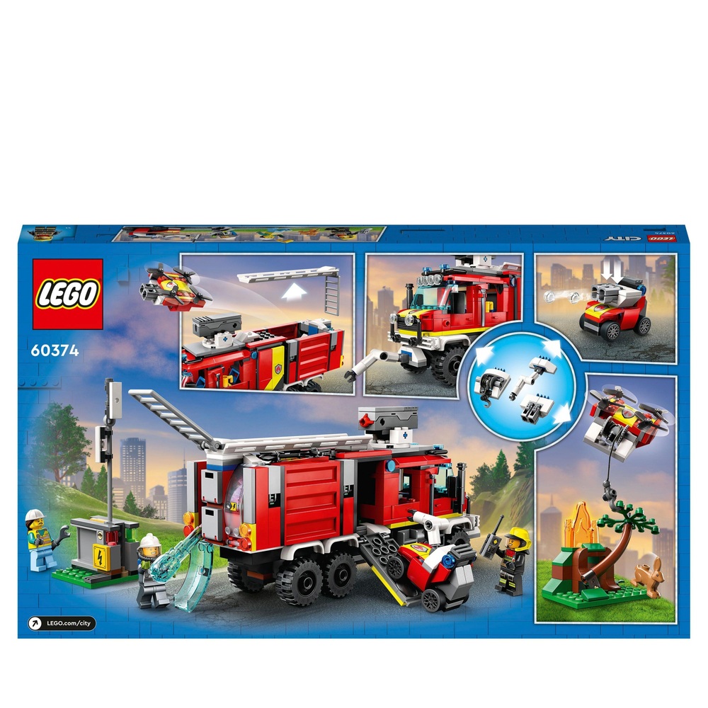 LEGO City 60374 Feuerwehr-Einsatzfahrzeug Spielzeug