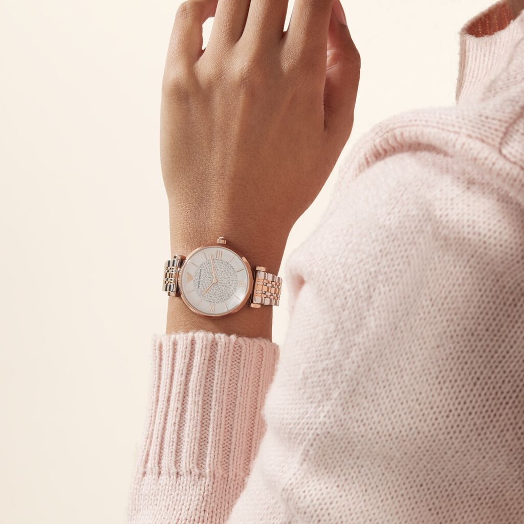 Montre Emporio Armani Blanc