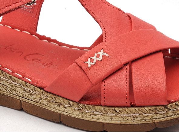 Andrea conti nu pieds plats femme 1889615 rouge