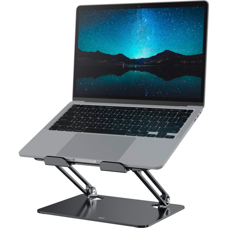 Support notebook ajustable en aluminium IClick noir