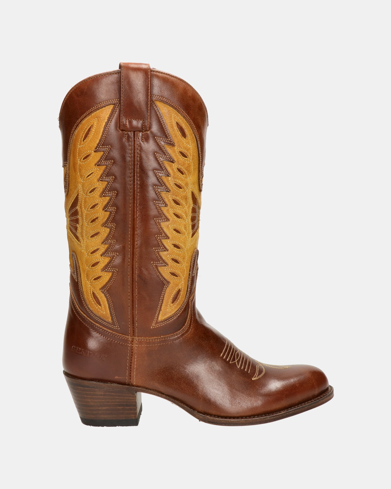 Sendra Debora Flex Cowboylaarzen  - cognac
