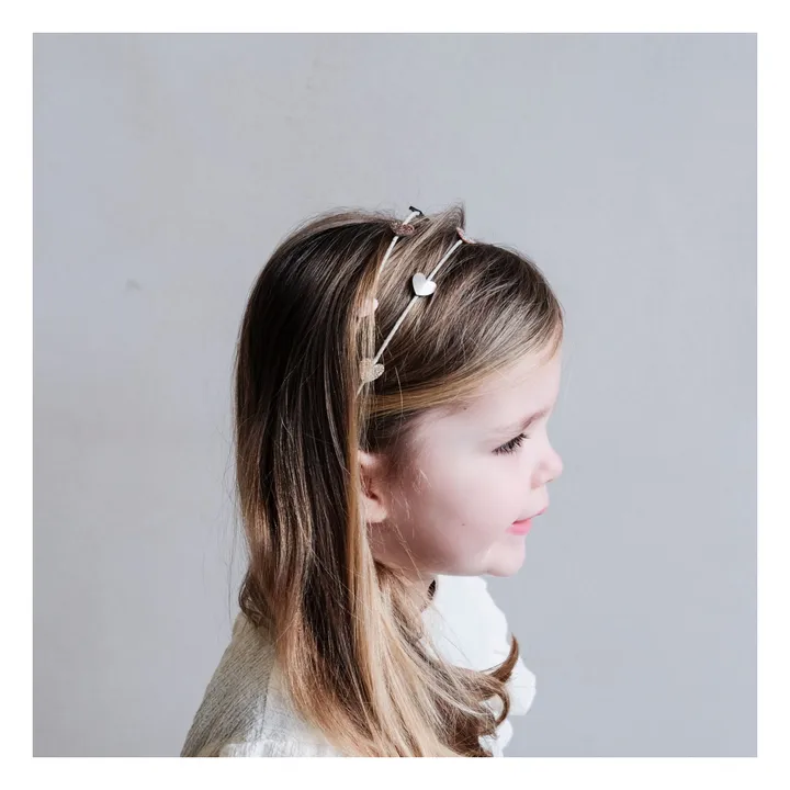 Mimi & Lula Serre-Tête Alice Hearts | Rose