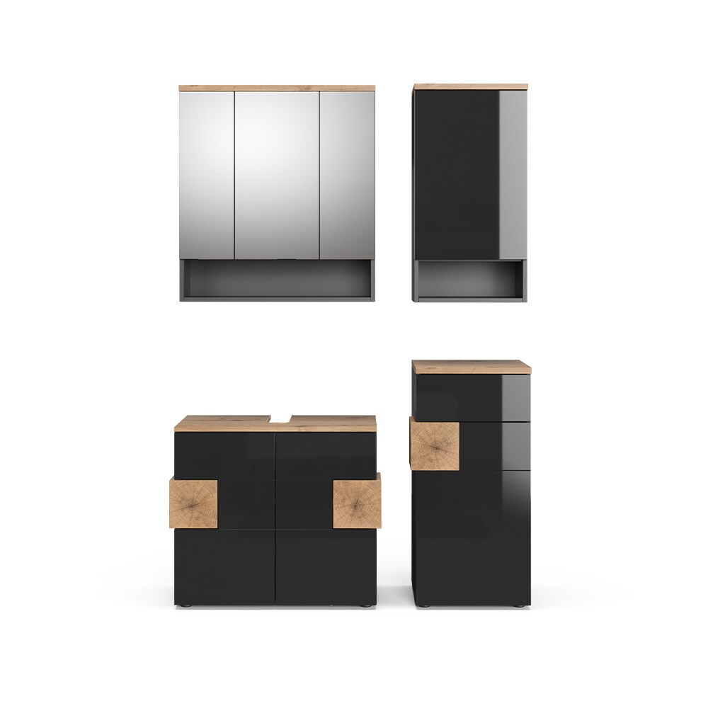 Vicco Badmöbel Set Eden Spiegelschrank Unterschrank Hängeschrank Hochschrank ANT