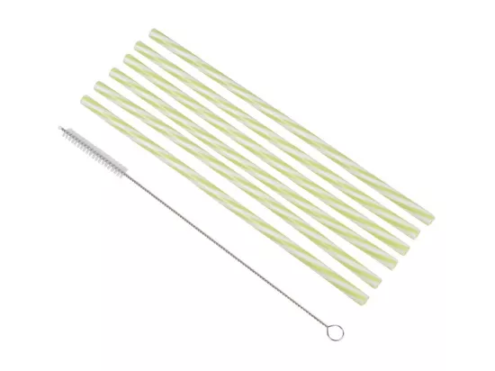 Lot de 6 Pailles & Brosse 