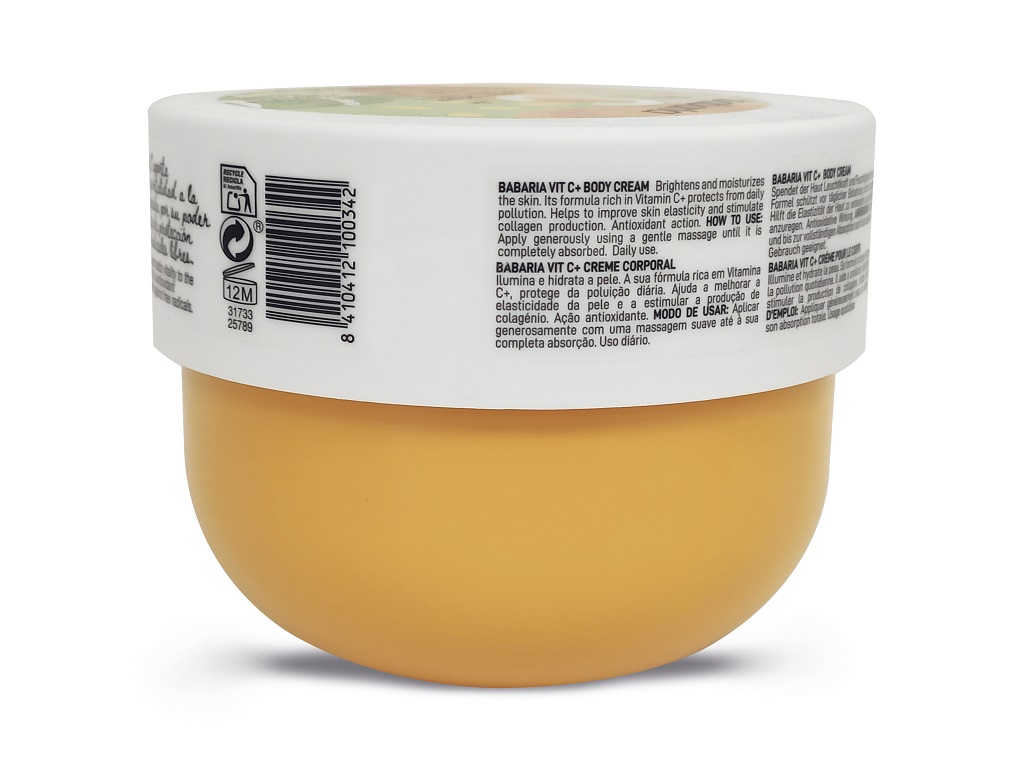 CREME CORPORAL VITAMINA C BABARIA 400 ML.