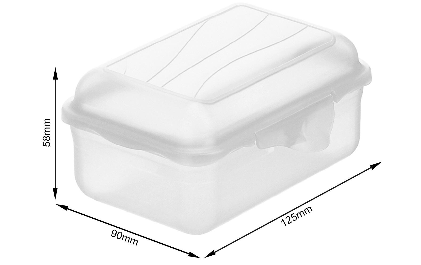 Lunchbox Fun 400 ml, TransparentSnackdose für Unterwegs
