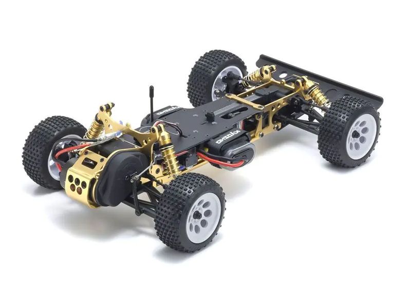 Kyosho Buggy Turbo Optima 4WD Legendary Series Bausatz, 1:1 Legendary Vintage Serie Buggy Bausatz