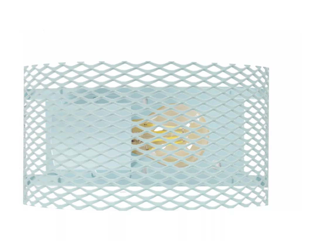 Applique acier jaune 11 cm.