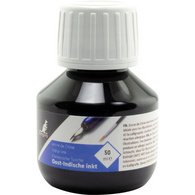 Encre, dans un flacon en verre, 50 ml, noir