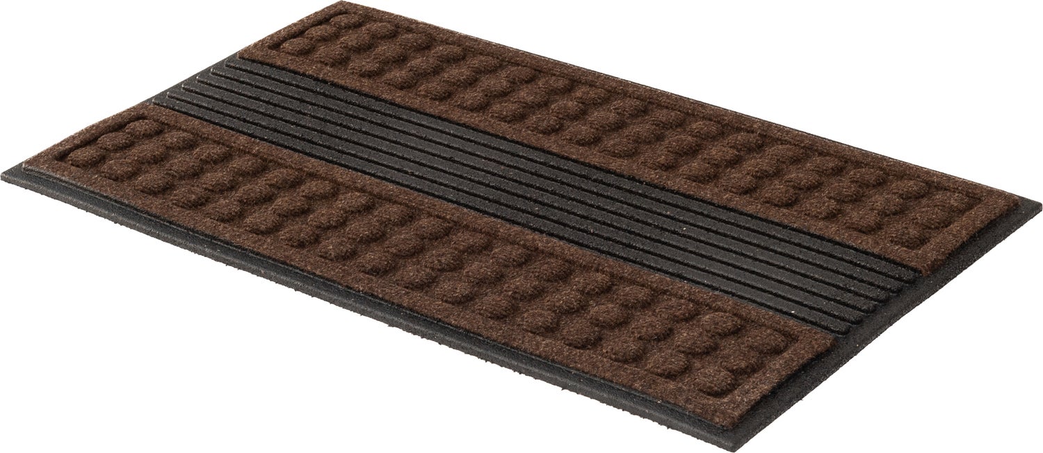 Multy Home buitenmat Scrape'n Brush bruin 120 x 80 cm
