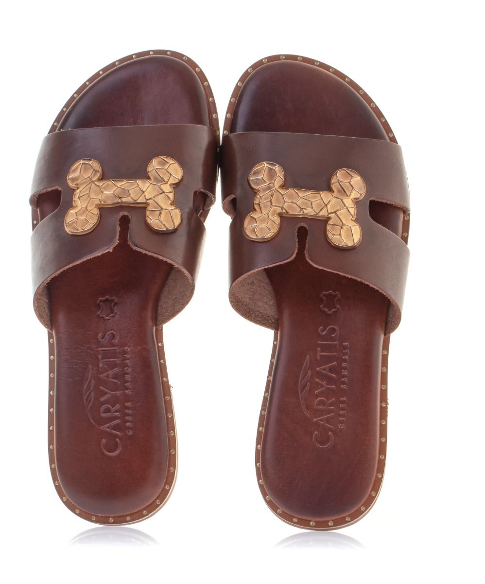 Caryatis Leather Sandals