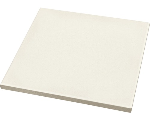 Zwembadrandsteen Aquitaine terrasaansluitplaat beton wit 49,5 x 48,5 x 3,2 cm