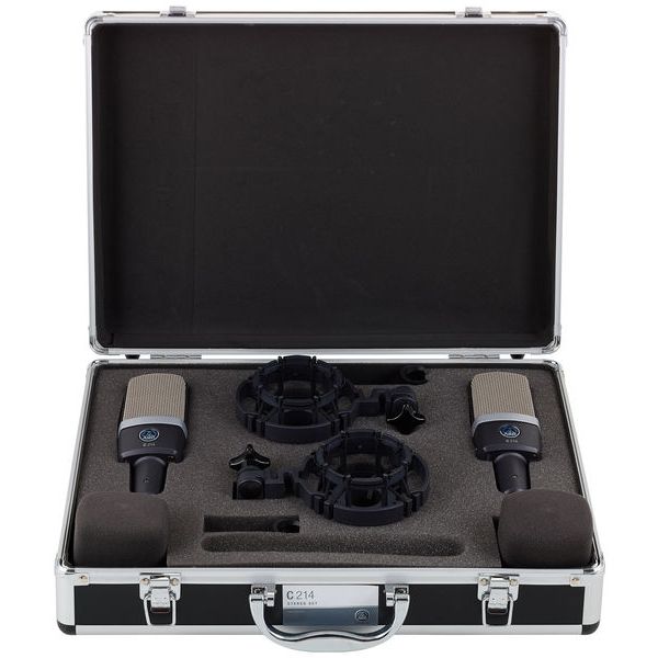 AKG C214 Großmembranmikrofon Stereo Set