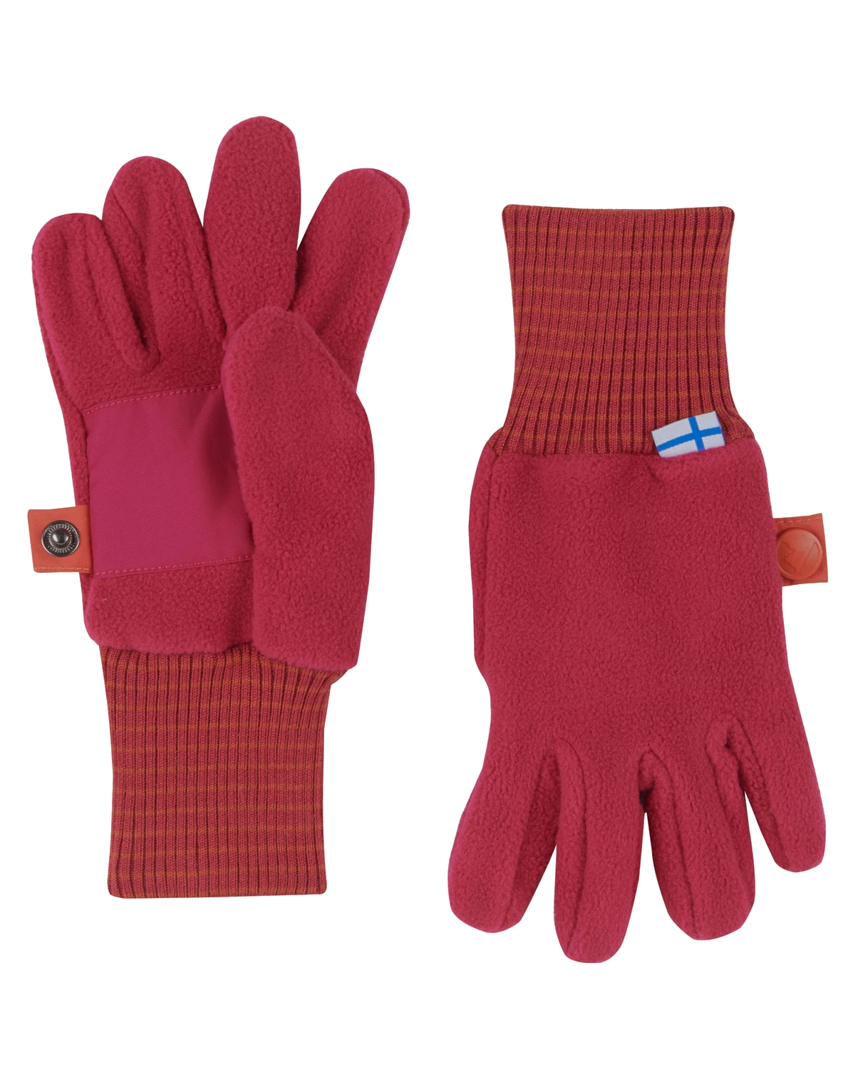 Fleece-Fingerhandschuhe SORMIKAS in raspberry/fox