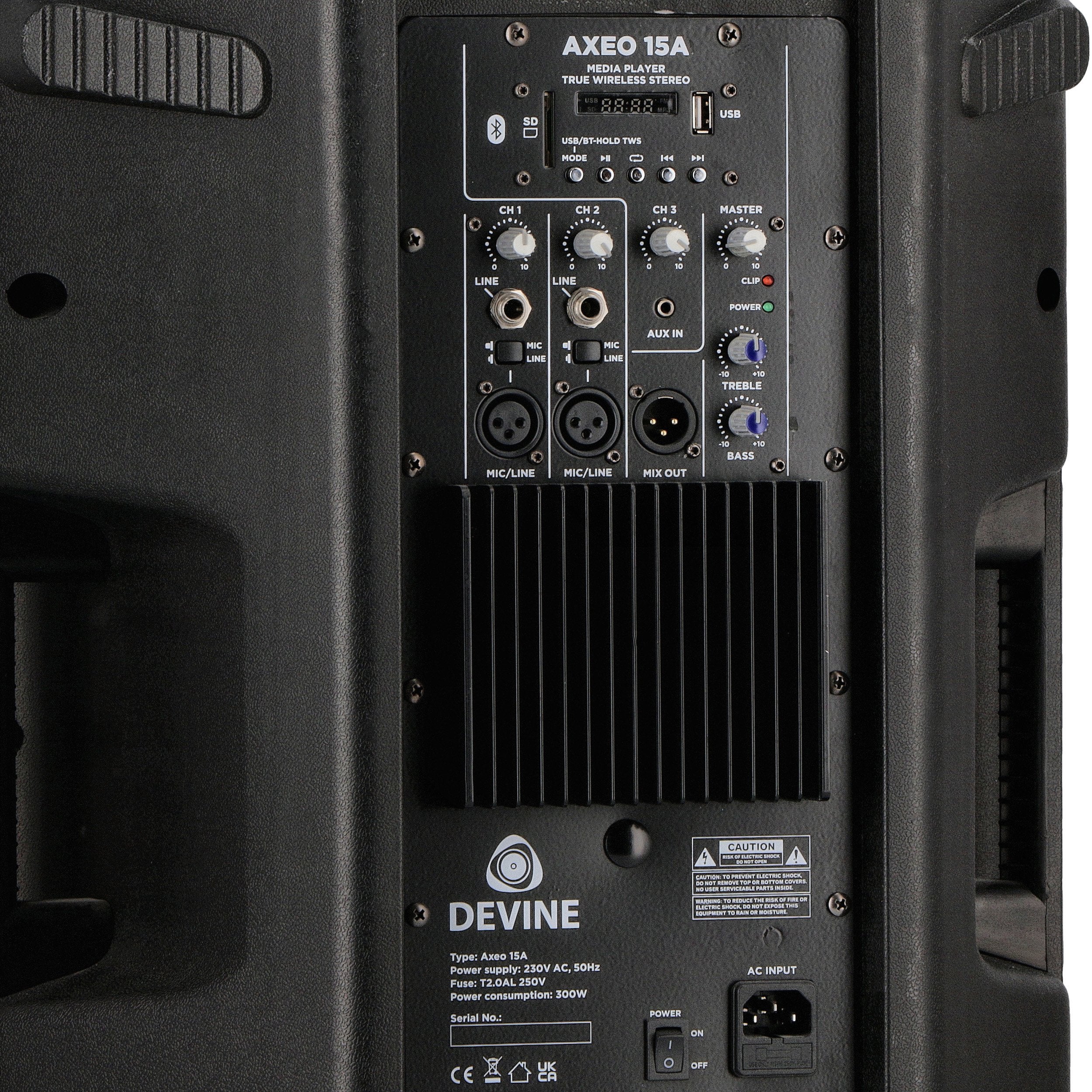 Devine Axeo 2.1 speakerset 15A + 18SA