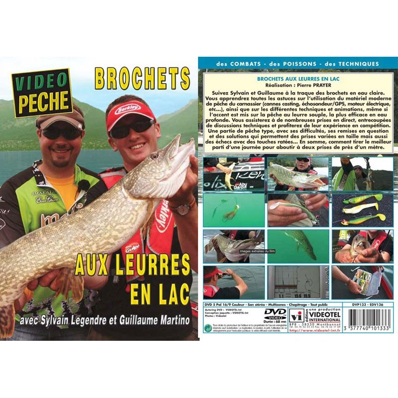 Dvd - Brochets Aux Leurres En Lac