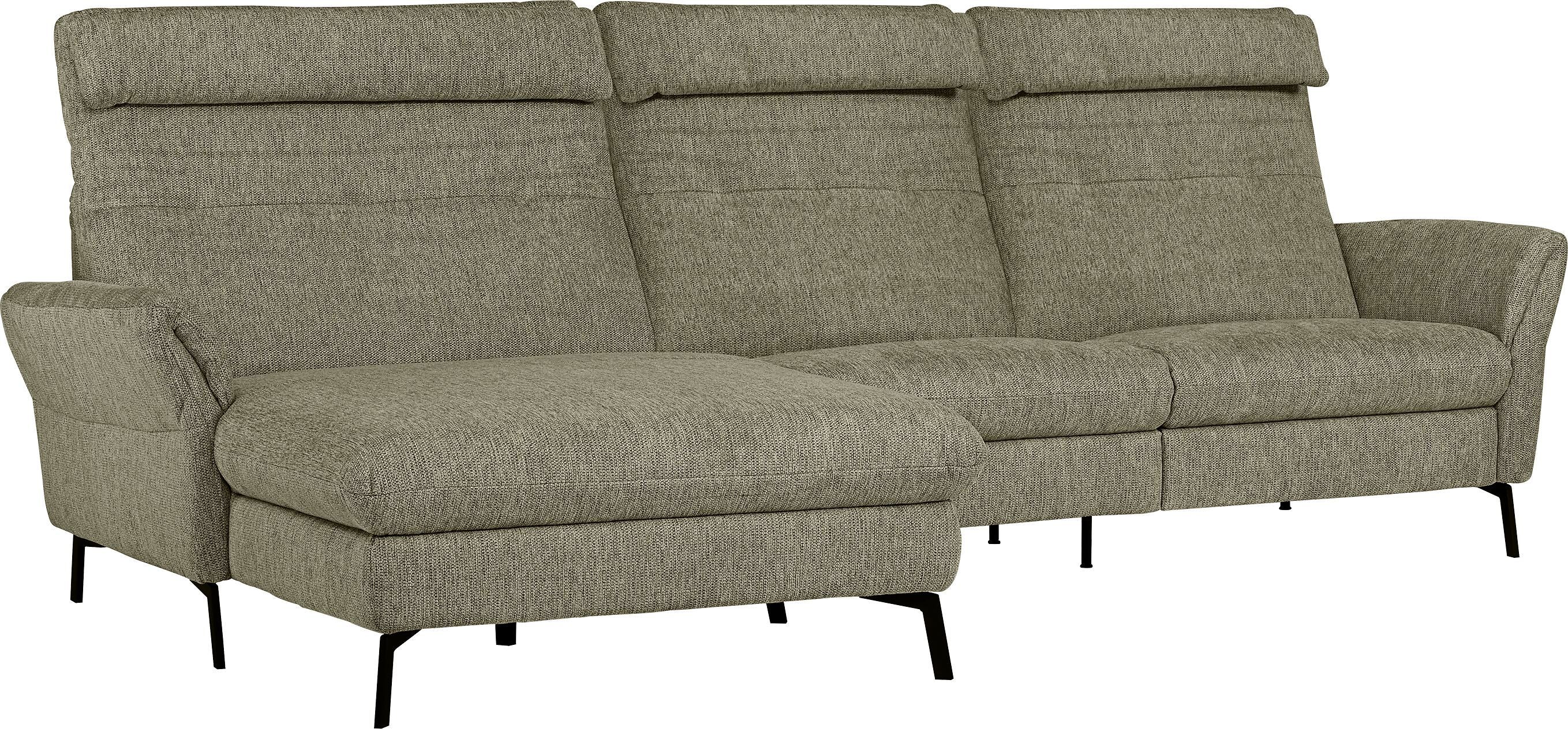 SEBO Ecksofa - Olive / B: 284.0 cm x T: 161.0 cm x H: 84.0 cm