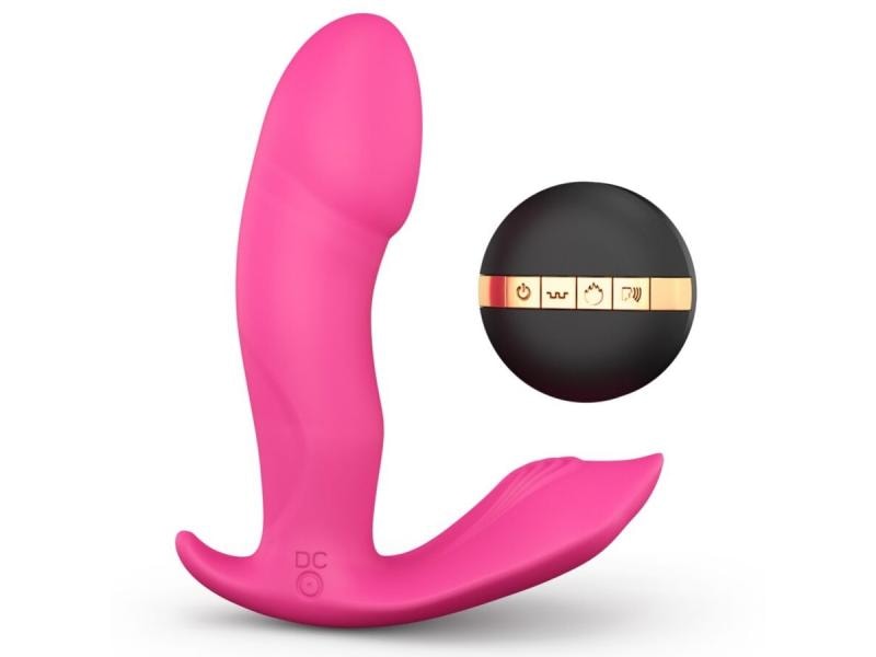 Marc Dorcel Vibrator Secret Clit Rosa Hochwertiger Pulsator zur Anal- und Vaginalstimulation