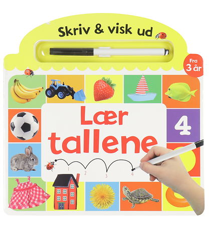 Alvilda Aktivitetsbog - Skriv Og Visk Ud - L?r Tallene - Dansk