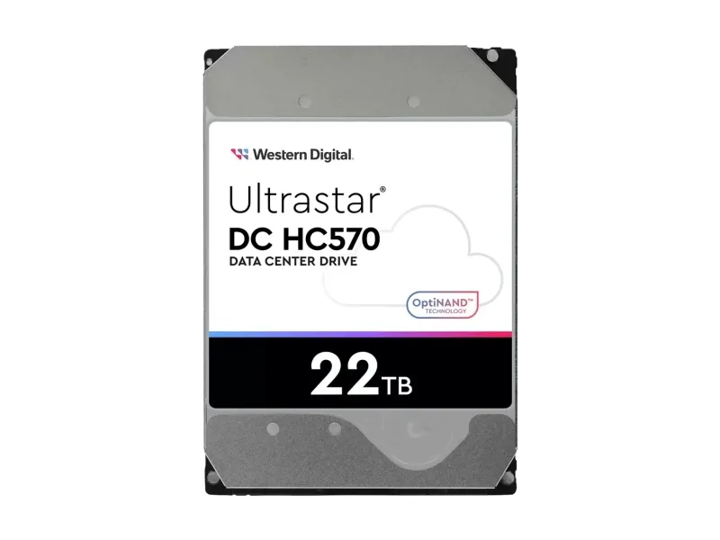 WD Ultrastar DC HC570 - Harddisk - krypteret - 22 TB - intern - 3.5
