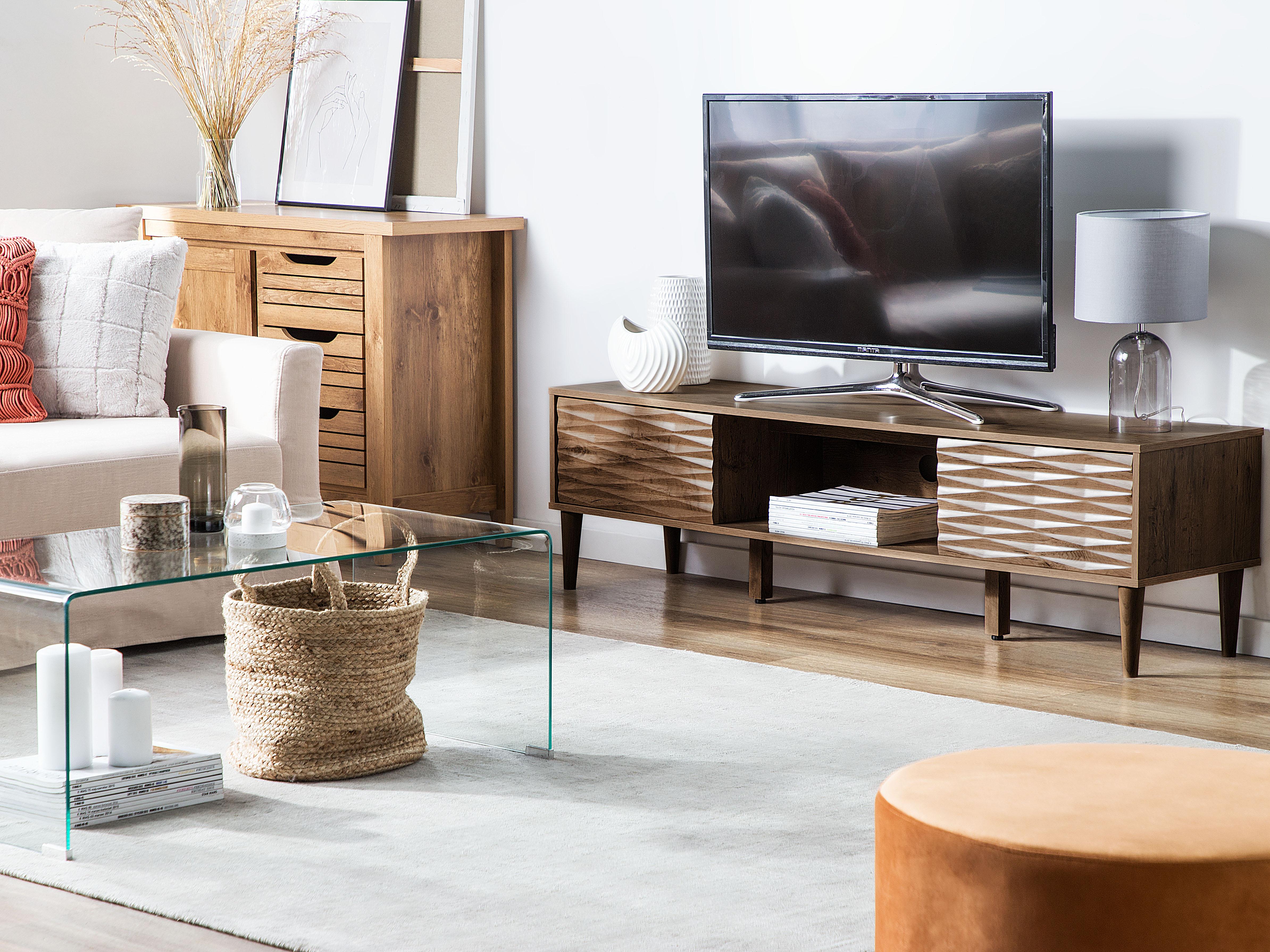 TV-meubel KAYAN Donkerbruin
