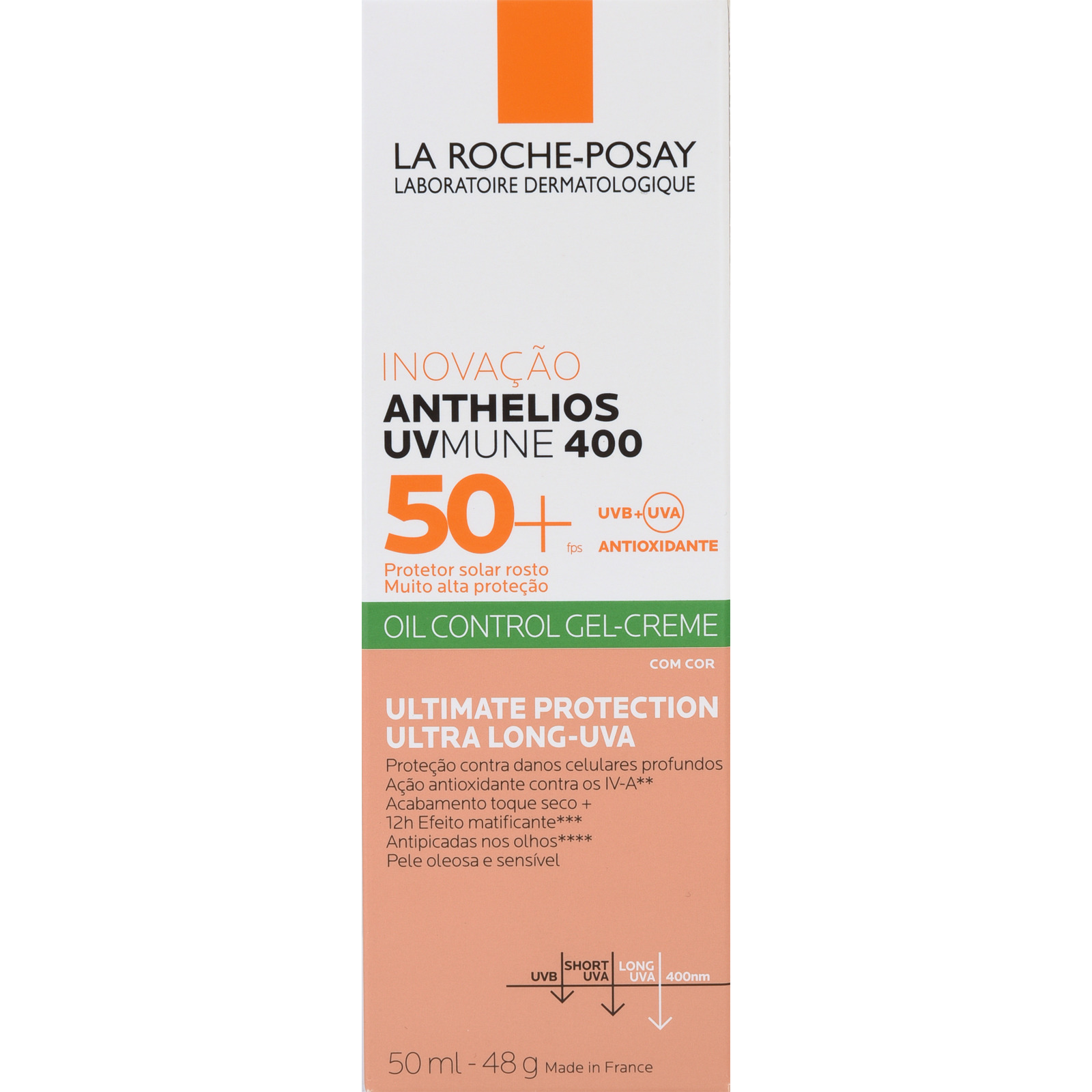 La Roche-Posay Sonnengel Anthelios UV Mune 400 Oil Control SPF 50+ 50 ml