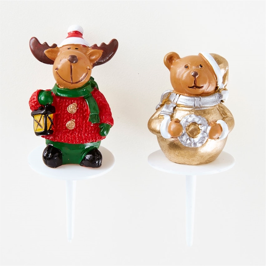 Décorations gâteau Noël