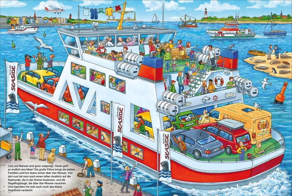 Wimmelbilderbücher / Wo ist das kleine Segelboot?