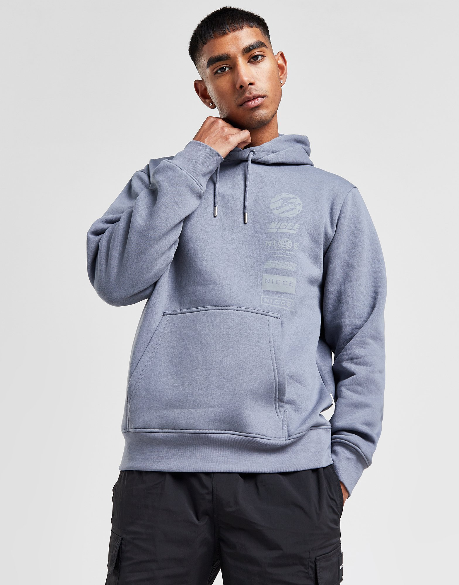 Nicce Sweat à Capuche Stickered Homme