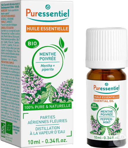 Puressentiel Menthe Poivrée Bio Huile Essentielle 10ml