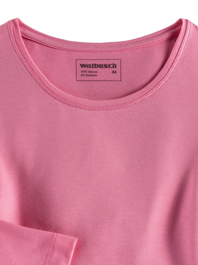 Viskose-Shirt Langarm