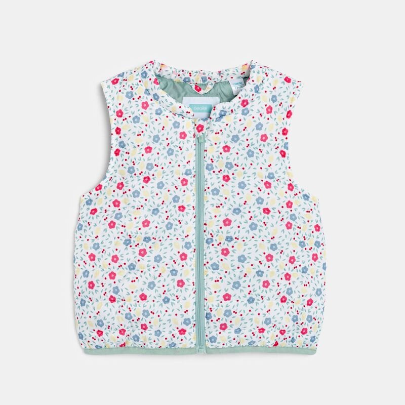 Manteau parka 3 en 1 chambray bébé fille Bleu