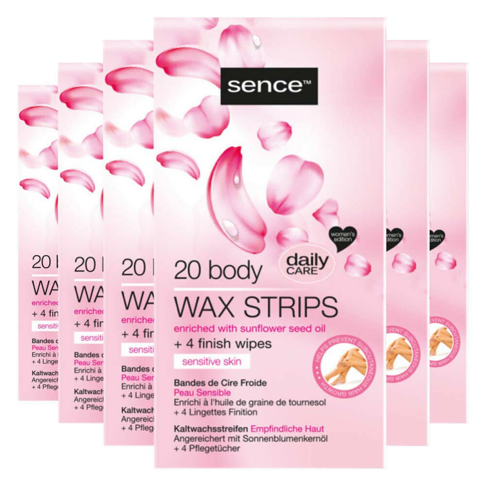 6x Sence Wax Strips voor het Lichaam20 stuks