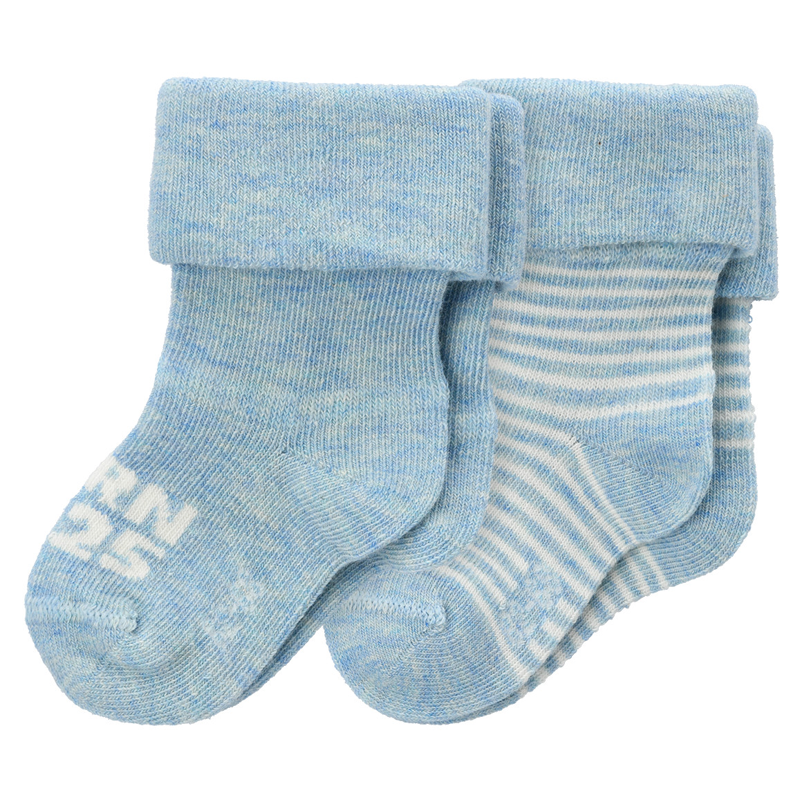 Topomini 2 Paar Newborn Socken im Set hellblau