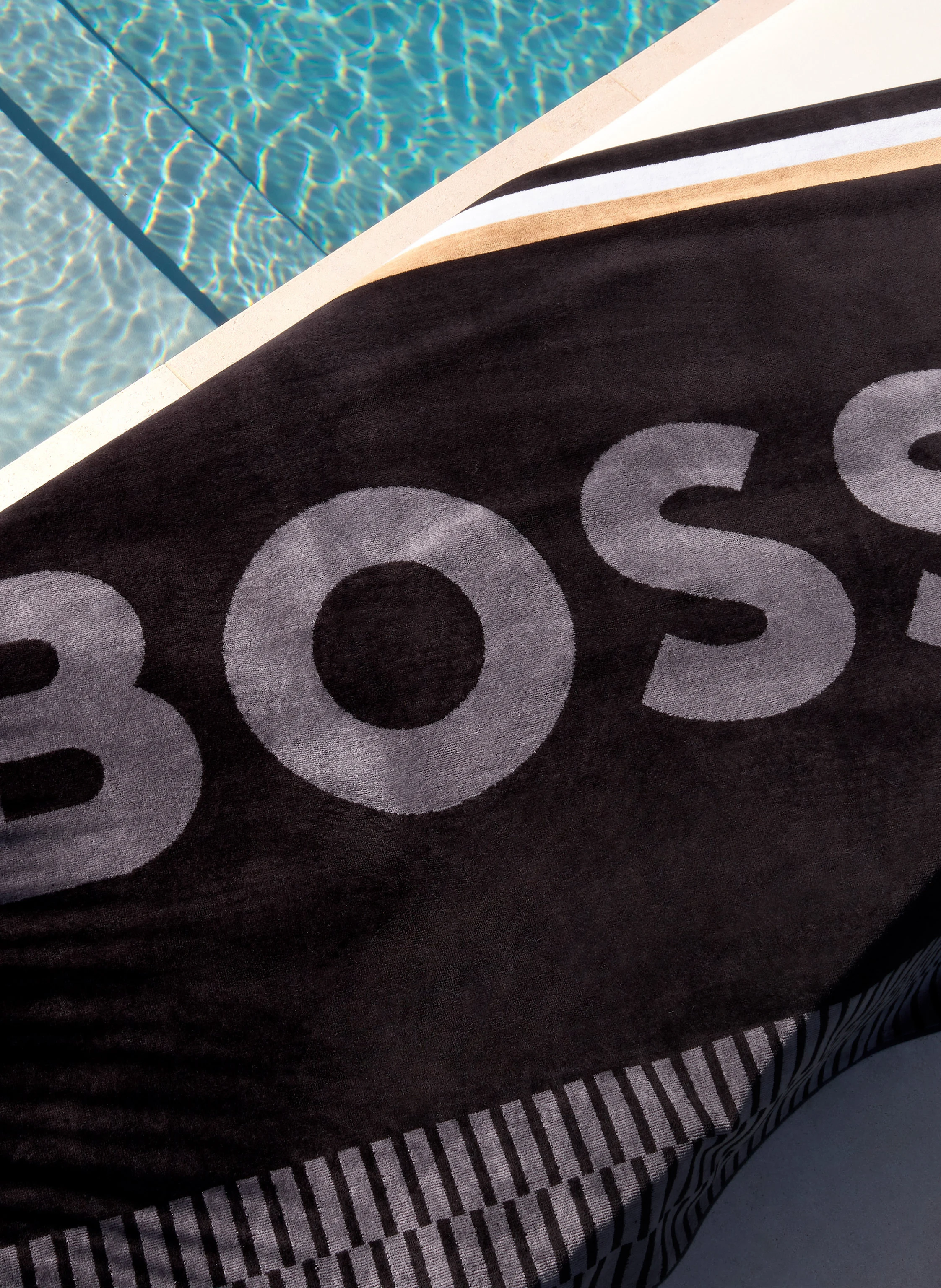 BOSS Strandhandtuch VULCANO STRANDTUCH