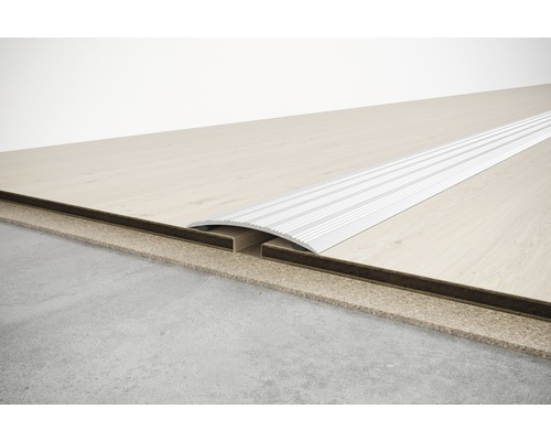 SKANDOR verstelprofiel, zilver geanodiseerd, zelfklevend, 4,5 x 40 x 2700 mm