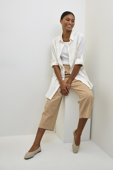 Kaffe beige dames tuniek