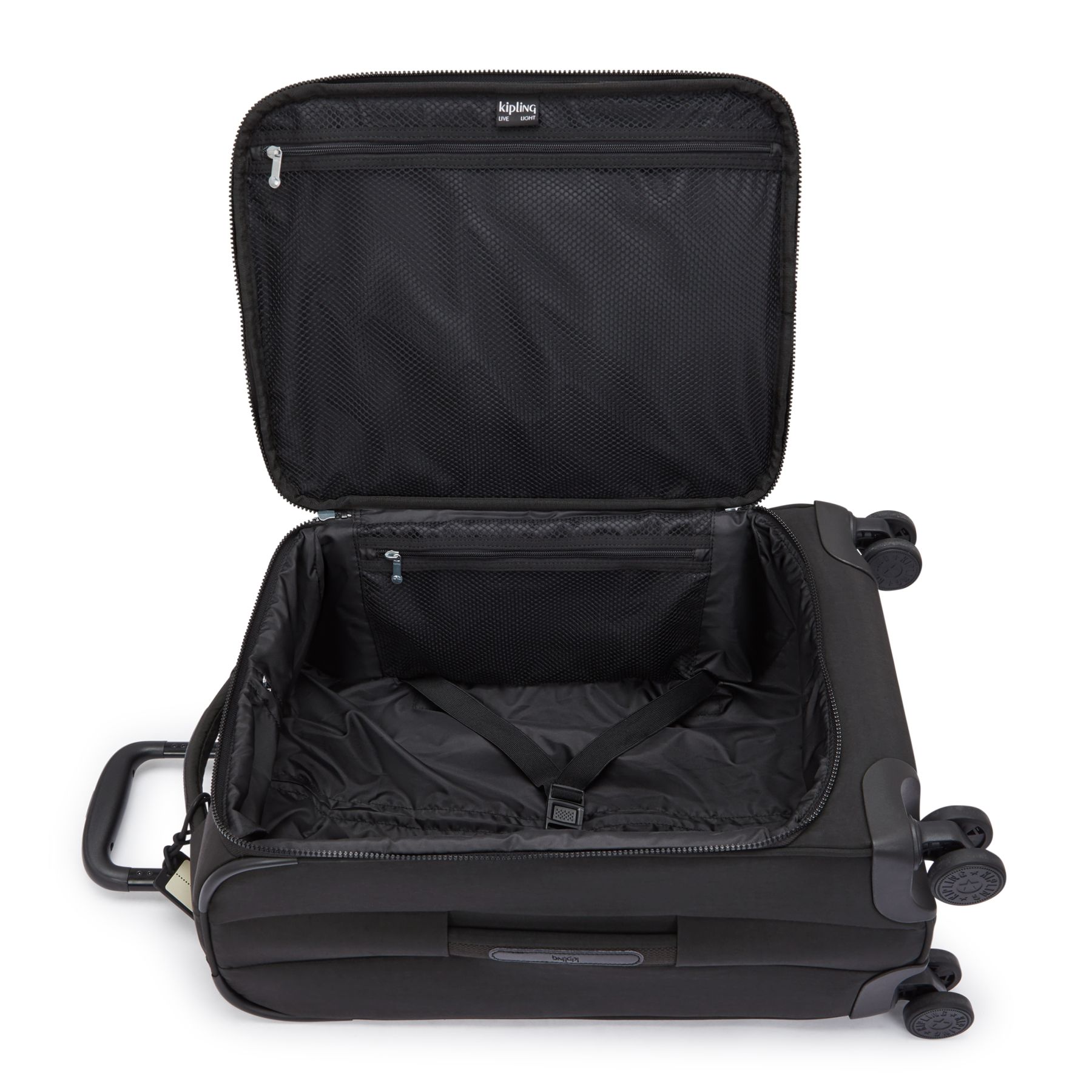 YOURI SPIN S Petite Valise à Roulettes avec Poignée Télescopique - Black Noir