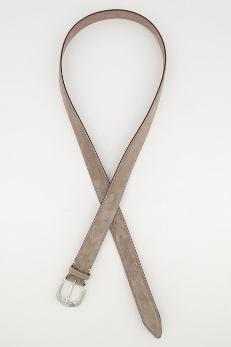 Gürtel, Suede, Velourslederoptik, Metallic-Schließe
