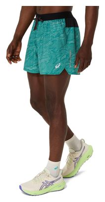 Short Asics Fujitrail Vert Homme