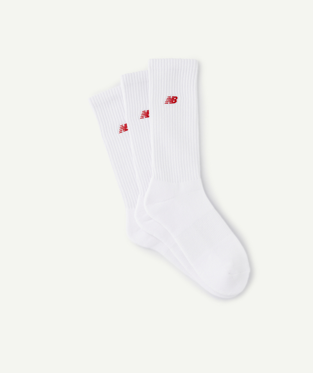 NEW BALANCELOT 3 CHAUSSETTES EN COTON BLANC