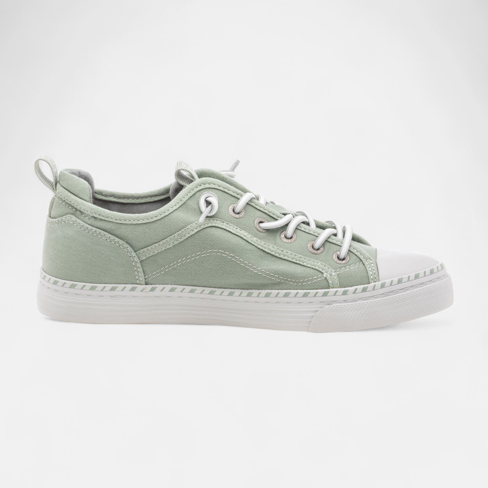 Baskets en toile Femme vert clair